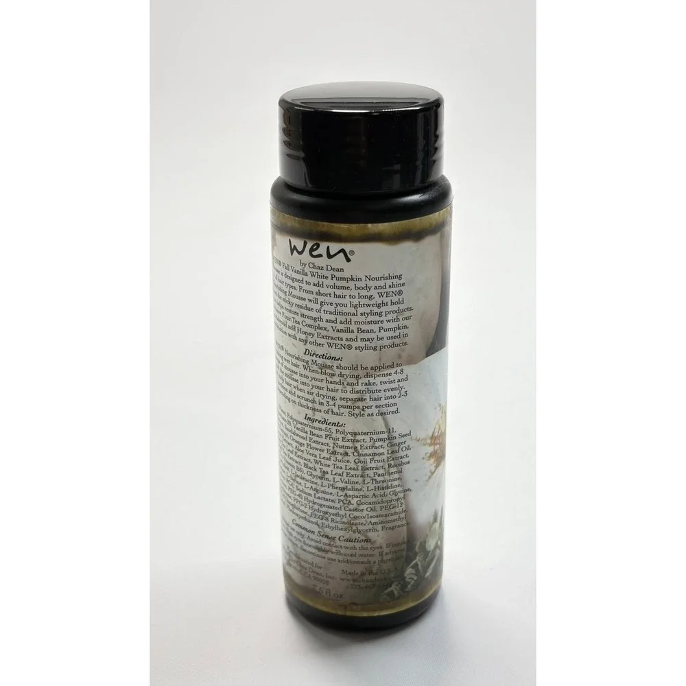 Wen Fall Vanilla White Pumpkin‎ Nourishing Mousse 7.5 oz SEALED